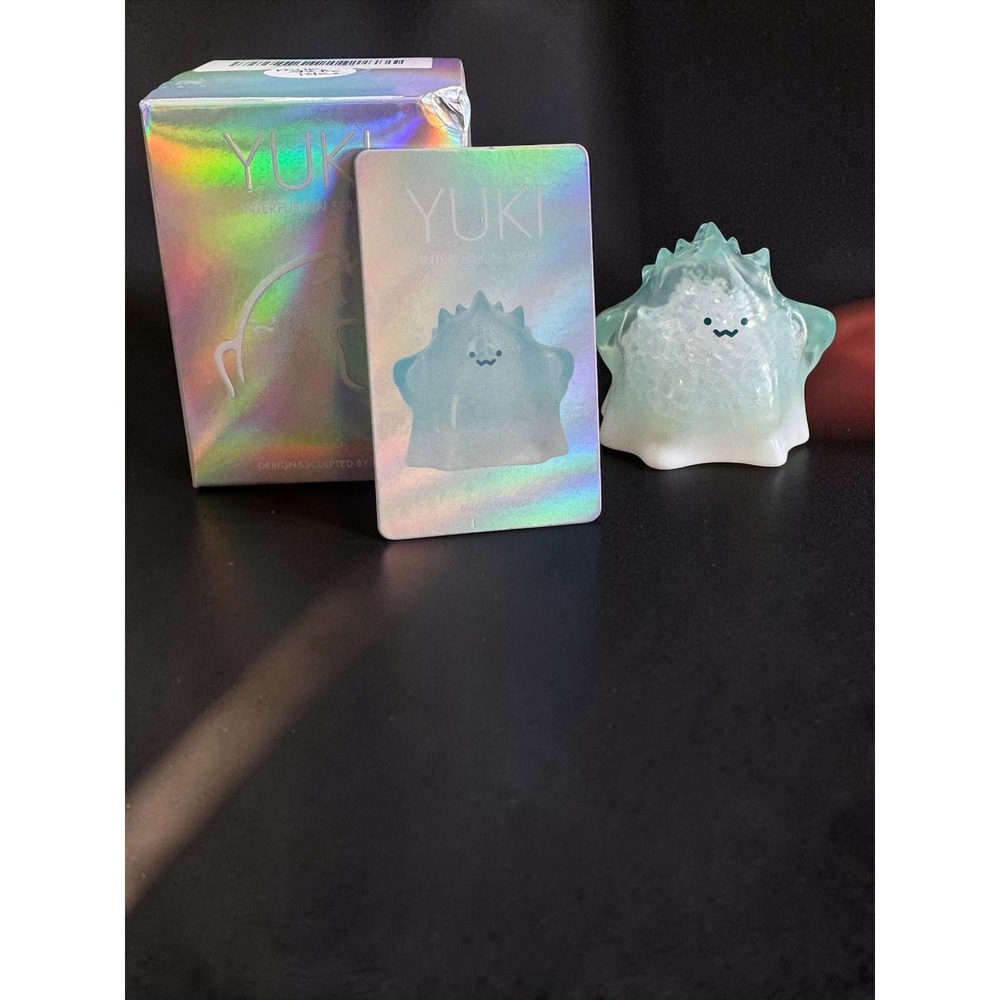 Pop Mart Yuki Interfusion Series Milkshake Blue Art Toy Figure by Lang New